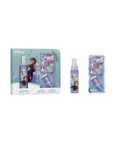 Set de maquillaje y espray corporal Frozen de Disney para mayores de 5 años