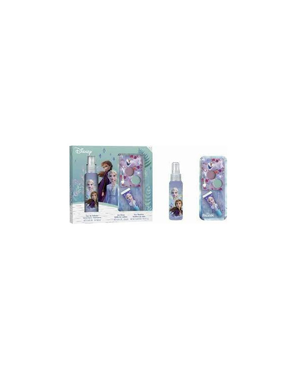 CONJUNTO DISNEY FROZEN BODY SPRAY + MAQUILHAGEM +5ANOS