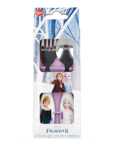 SET DE CUBIERTOS FROZEN II 2 UNIDADES