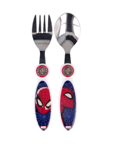 Juego de cubiertos de Spider-Man (2 piezas)