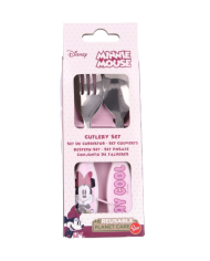 MINNIE MOUSE CONJUNTO TALHERES 2UNID
