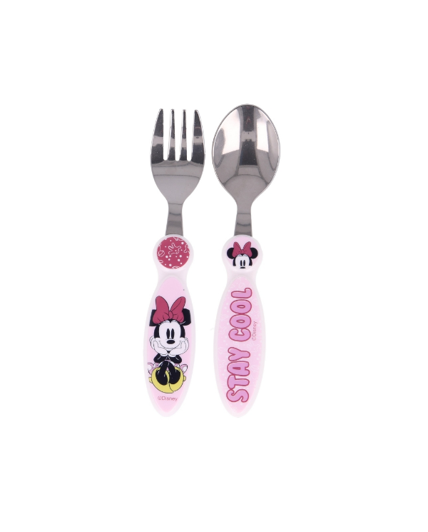 MINNIE MOUSE CONJUNTO TALHERES 2UNID