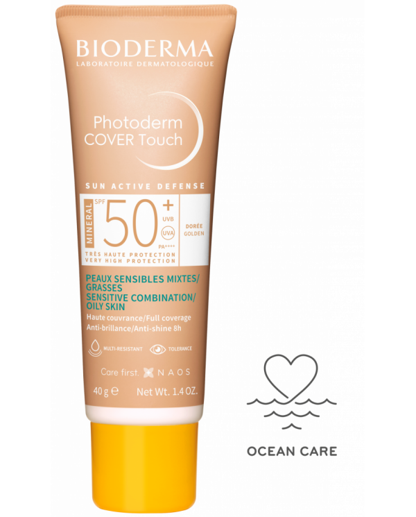 BIODERMA PHOTODERM COBERTURA MINERAL TOQUE DORADO SPF50+ 40G