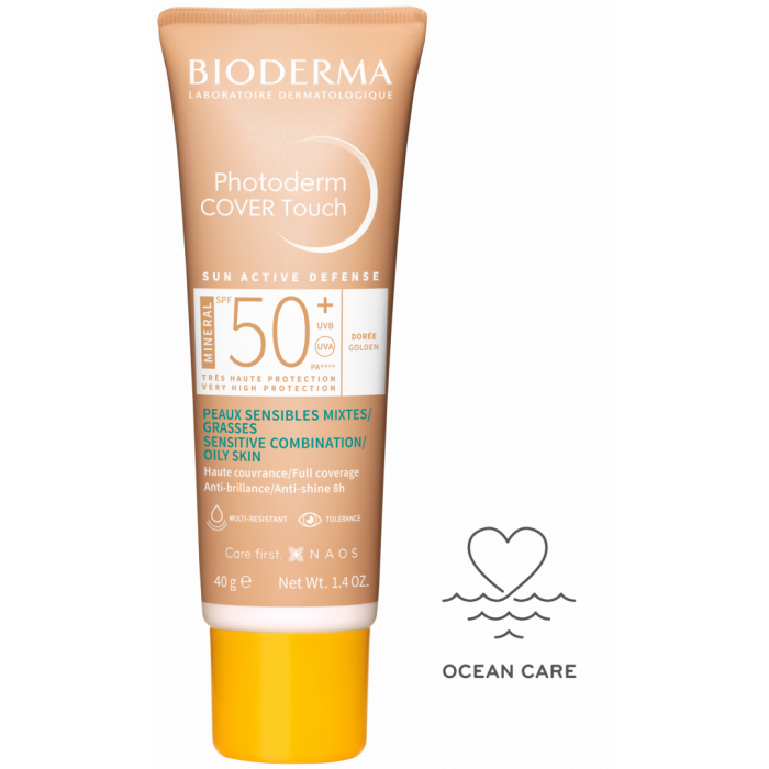 BIODERMA PHOTODERM COBERTURA MINERAL TOQUE DORADO SPF50+ 40G