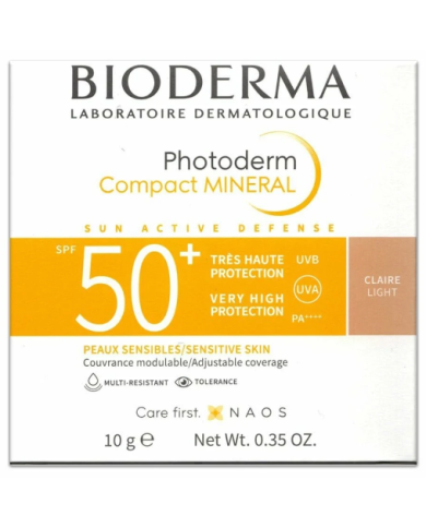 BIODERMA PHOTODERM COMPACTO MINERAL FPS 50+ LIGERO 10G