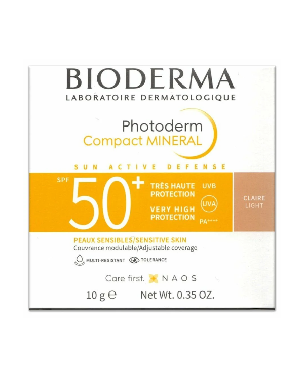 BIODERMA PHOTODERM COMPACT MINERAL SPF50+ CLARO 10G