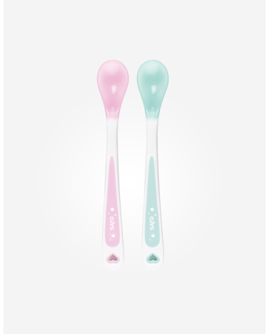SARO CONJUNTO COLHERES TÉRMICAS ROSA 2UNID