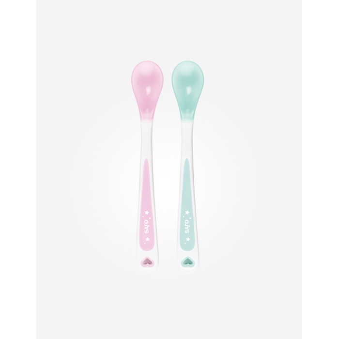 SARO CONJUNTO COLHERES TÉRMICAS ROSA 2UNID