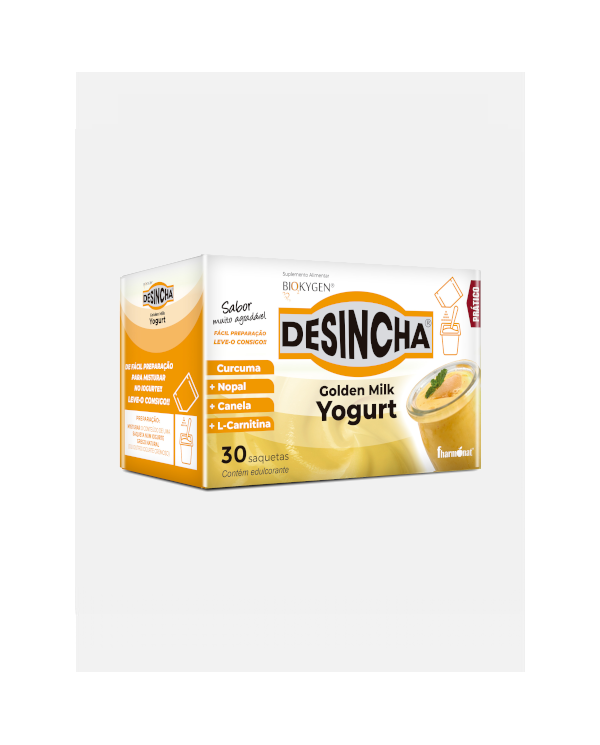 DESINCHA BIOKYGEN GOLDEN MILK YOPGURT 30 SAQUETAS FHARMONAT