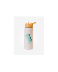 SARO GARRAFA TÉRMICA COM PALHINHA MOSTARDA 500ML