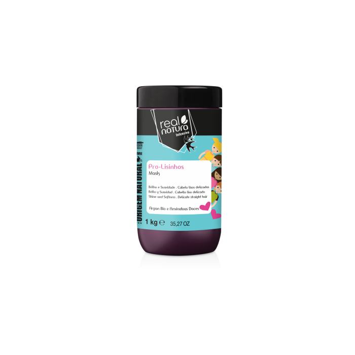 REAL NATURA MÁSCARA PRO-LISINHOS ANTI FRIZZ 1KG