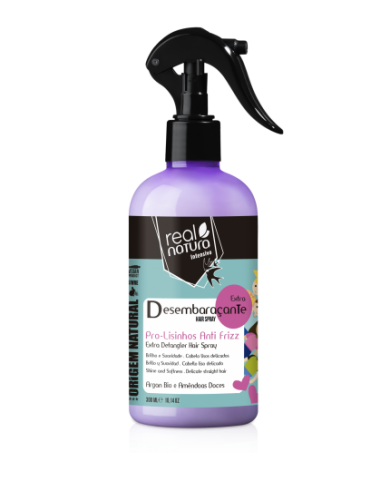 REAL NATURA SPRAY DESEMBARAÇANTE PRO-LISINHOS ANTI FRIZZ 300ml