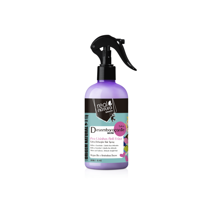 REAL NATURA SPRAY DESEMBARAÇANTE PRO-LISINHOS ANTI FRIZZ 300ml