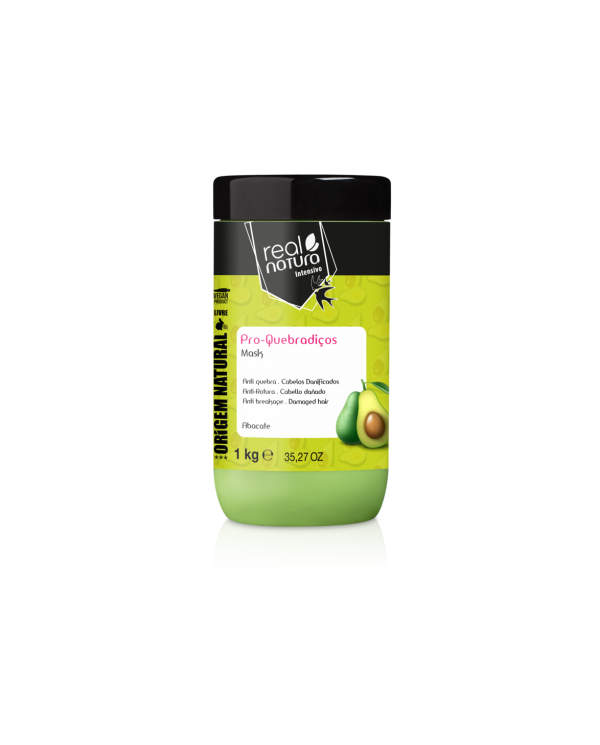 REAL NATURA MÁSCARA PRO-QUEBRADIÇOS ABACATE 1KG