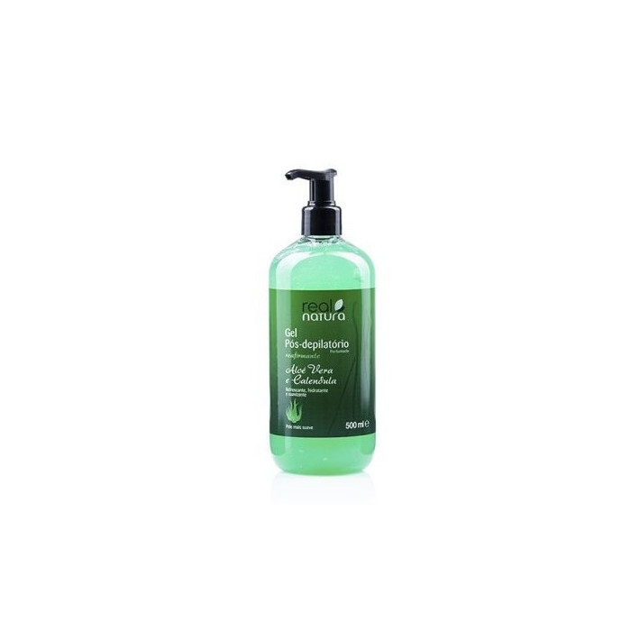 REAL NATURA GEL PÓS DEPILATÓRIO ALOE VERA + CALÊNDULA 500ML