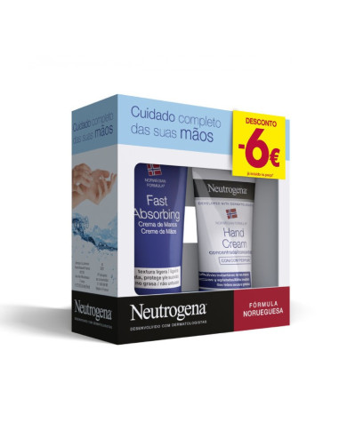 NEUTROGENA FAST ABSORVING CREME DE MÃOS 50ML + HAND CREAM 75ML
