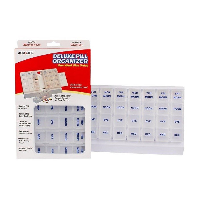 CAIXA COMPRIMIDOS ACU-LIFE SEMANAL PEQUENA