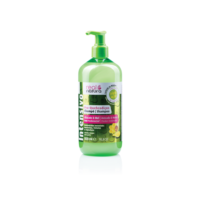REAL NATURA CHAMPÚ PRO-QUEBRADIZOS AGUACATE & MIEL 500ML