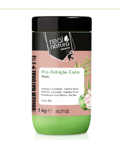 REAL NATURA MASCARILLA SIN SAL PRO-NUTRICIÓN COCO 1KG