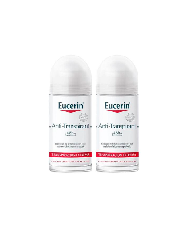 EUCERIN ROLL-ON ANTITRANSPIRANTE 48H 2x50ML