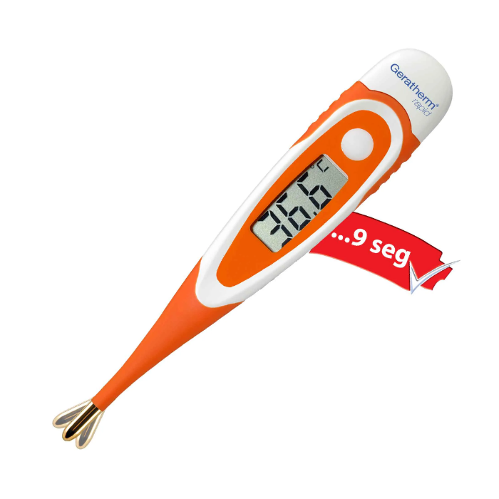 TERMÓMETRO DIGITAL RÁPIDO FLEXÍVEL  GERATHERM 1 UNIDADE