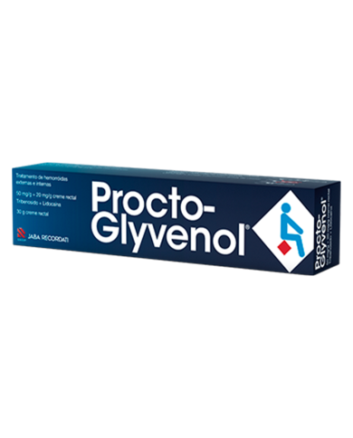 PROCTO-GLYVENOL® 50MG/5 + 20MG/G CREME RETAL 30G