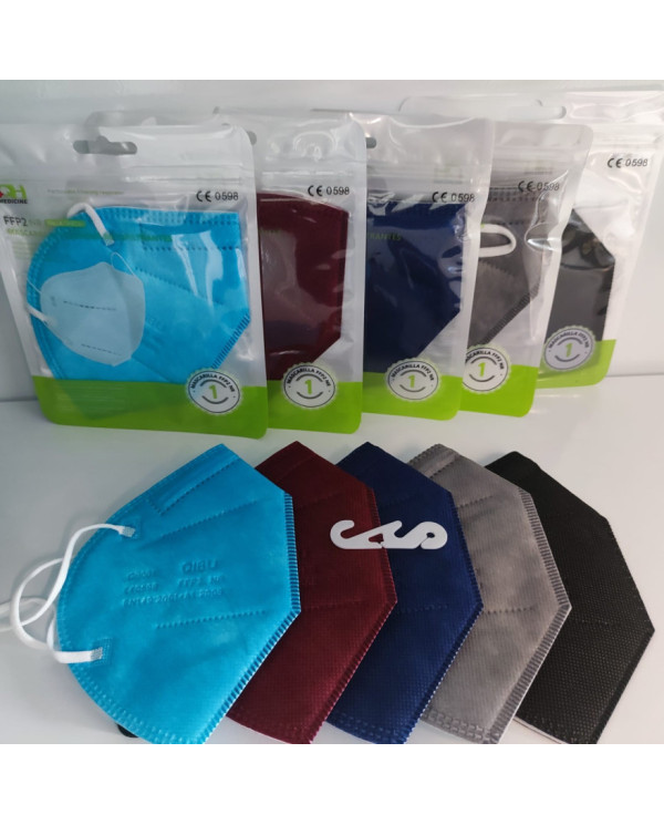 MÁSCARAS FFP2 COR DE ROSA CAIXA 10UN