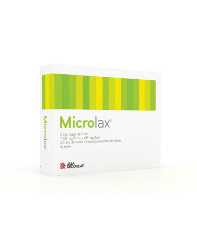 MICROLAX ENEMAS - 6 BISNAGAS DE 3ML