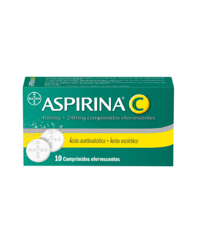 ASPIRINA C 400/240MG 10 COMPRIMIDOS EFERVESCENTES