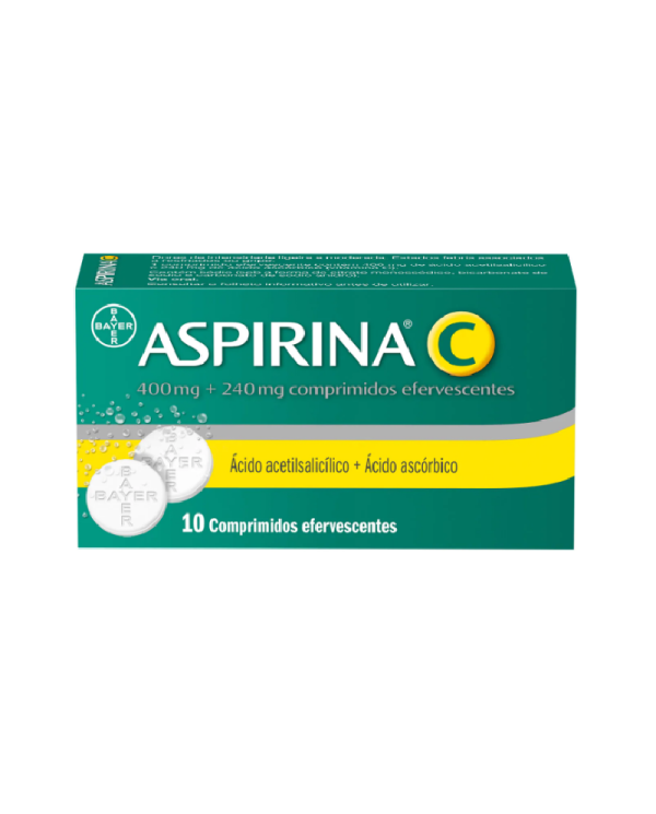 ASPIRINA C 400/240MG 10 COMPRIMIDOS EFERVESCENTE