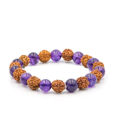 PULSEIRA RUDRAKSHA + AMETISTA 1unid