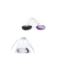 BOLSA CONTRA BRUXARIA COM 3 CRISTAIS