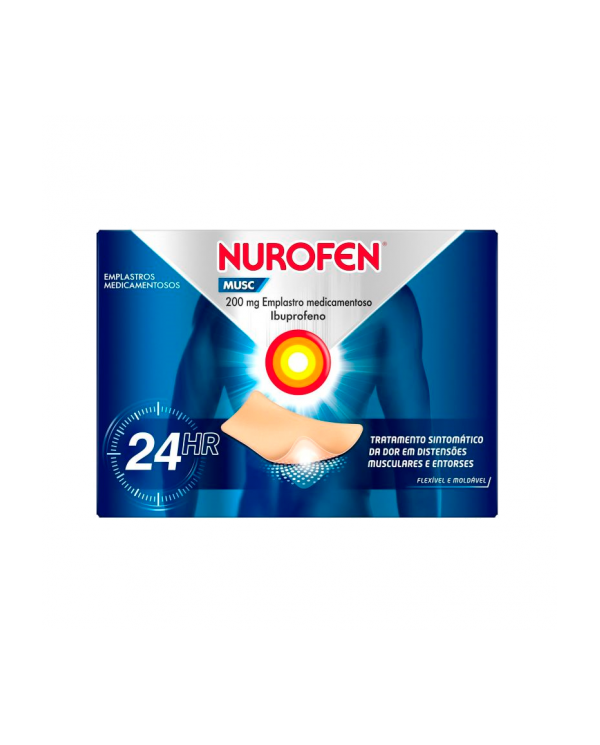 NUROFEN MUSC 200MG, 5 EMPLASTROS MEDICAMENTOSOS