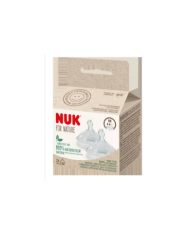NUK FOR NATURE TETIN SILICONA TALLA M 2UNIDADES