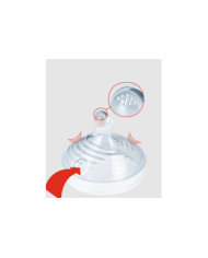 NUK FOR NATURE TETINA SILICONE TAM L 2UNID