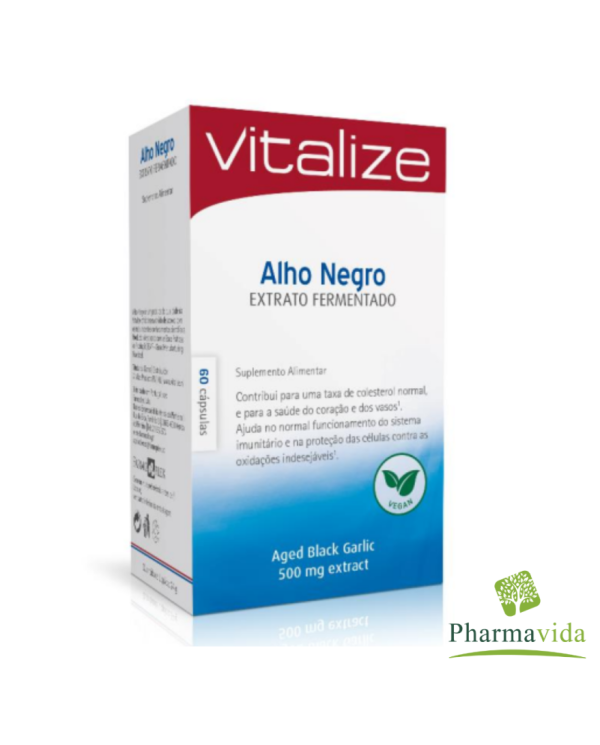ALHO NEGRO EXTRATO FERMENTADO – 60 CÁPSULAS – VITALIZE