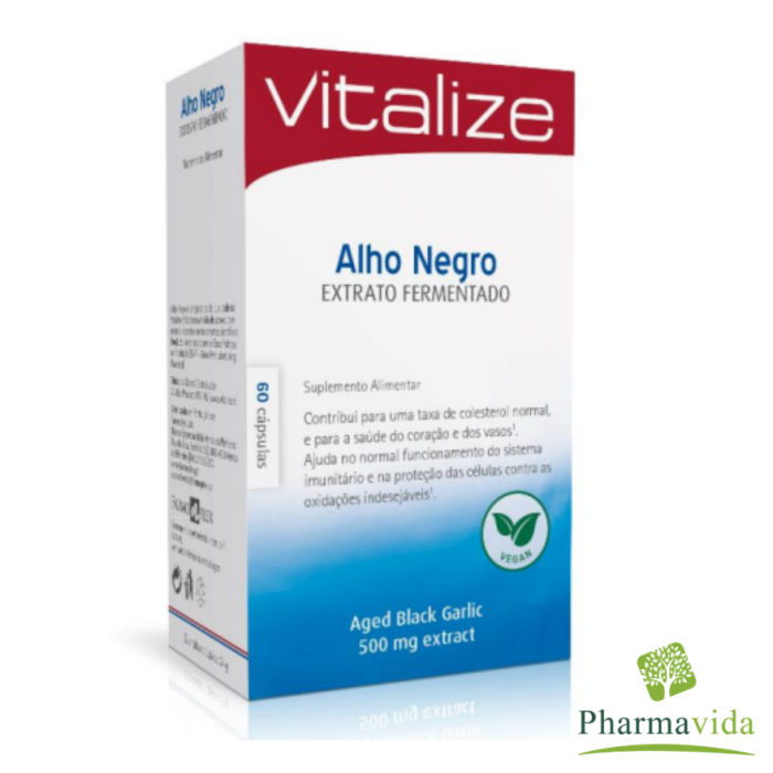 ALHO NEGRO EXTRATO FERMENTADO – 60 CÁPSULAS – VITALIZE