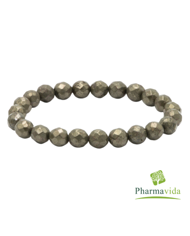 PULSERA DE PIRITA 8 mm 1 UNIDAD