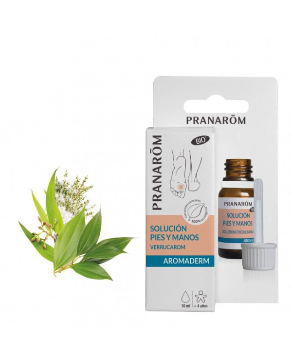 PRANAROM AROMADERM SOLUÇÃO PÉS E MÃOS 10ML