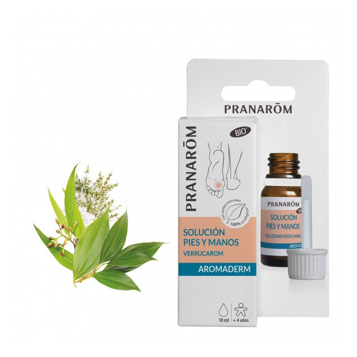 PRANAROM AROMADERM SOLUÇÃO PÉS E MÃOS 10ML