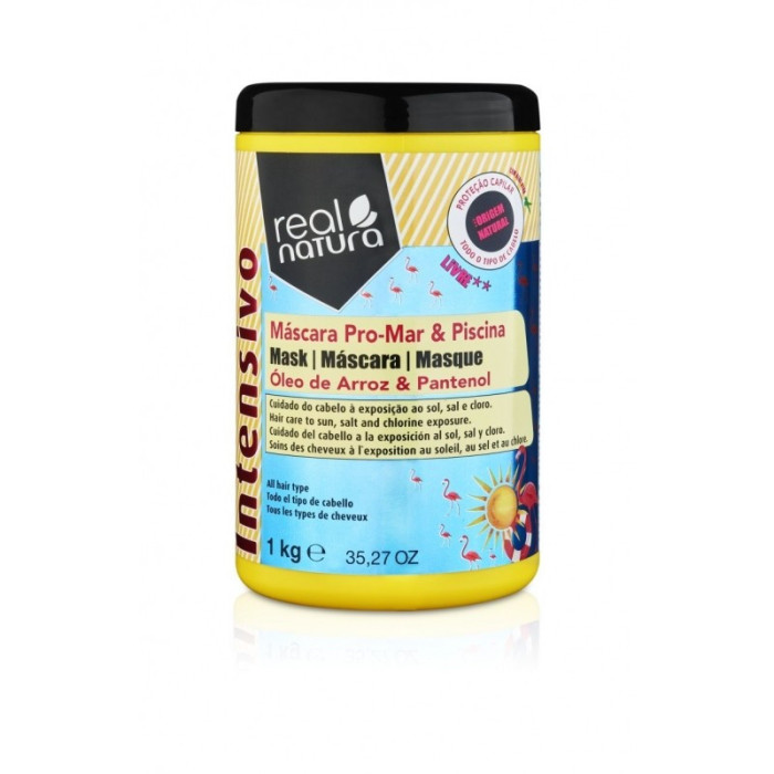 REAL NATURA MASCARILLA SIN SAL PRO-MAR Y PISCINA 1KG