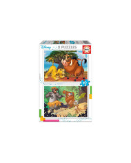 EDUCA 2X PUZZLE 20 DISNEY ANIMAIS