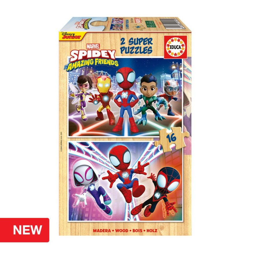 Multi 4 Puzzles 50-80-100-150 Ultimate Spider-Man - Educa Borras