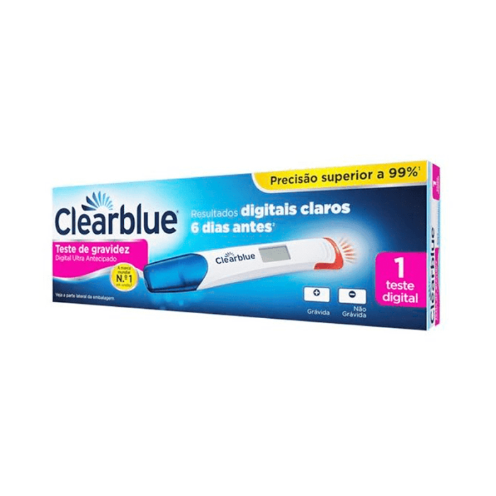 CLEARBLUE TESTE DE GRAVIDEZ ULTRA ANTECIPADO 1  TESTE DIGITAL