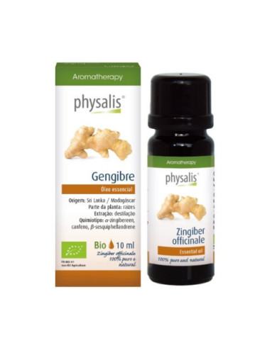 PHYSALIS ÓLEO ESSENCIAL GENGIBRE BIO 10ML