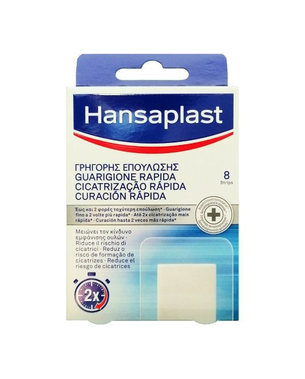 HANSAPLAST PENSOS CICATRIZAÇÃO RÁPIDA 8UNIDADES