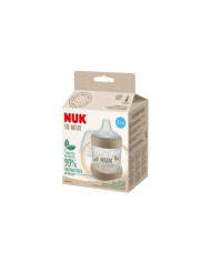NUK FOR NATURE BIBERÓN DE APRENDIZAJE 150 ML 6+M CREMA