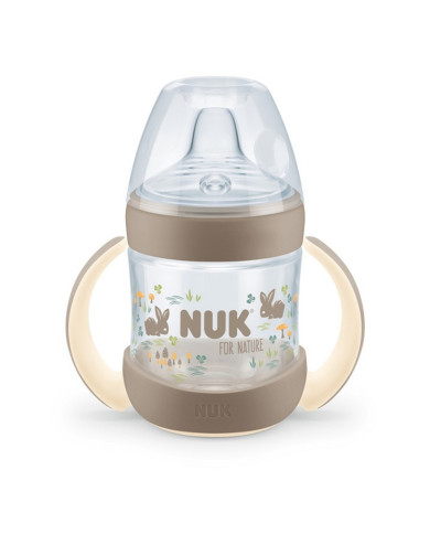 NUK FOR NATURE BIBERÃO DE APREDIZAGEM 150 ML 6+M CREME