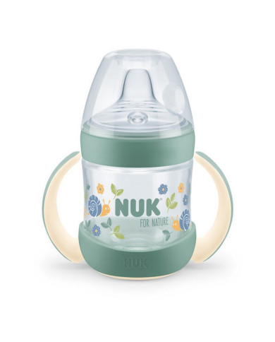 NUK FOR NATURE BIBERÃO DE APREDIZAGEM 150 ML 6+M VERDE