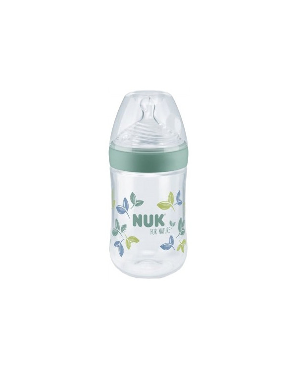 NUK FOR NATURE BIBERÃO SIZE M VERDE 260 ML